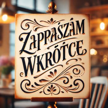 Zapraszam wkrótce